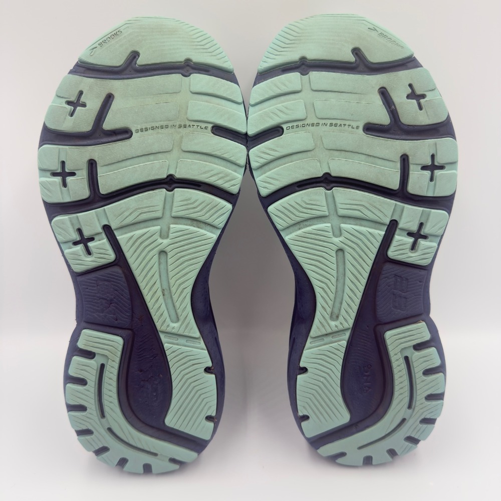 Brooks Adrenaline GTS 23 Women Size 8 Running Shoes Athletic Sneakers Blue - Picture 7 of 9